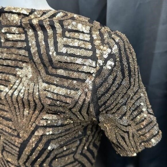 **Missguided** Sequin Formal Dress Size 2 - Picture 6 of 11